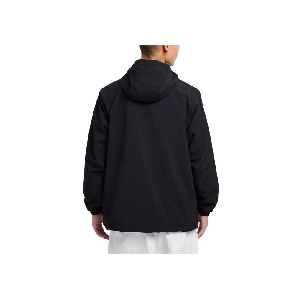 Nike Club Woven Zip Comfort Breathable Jacket Men Jackets Black White FB7398-010