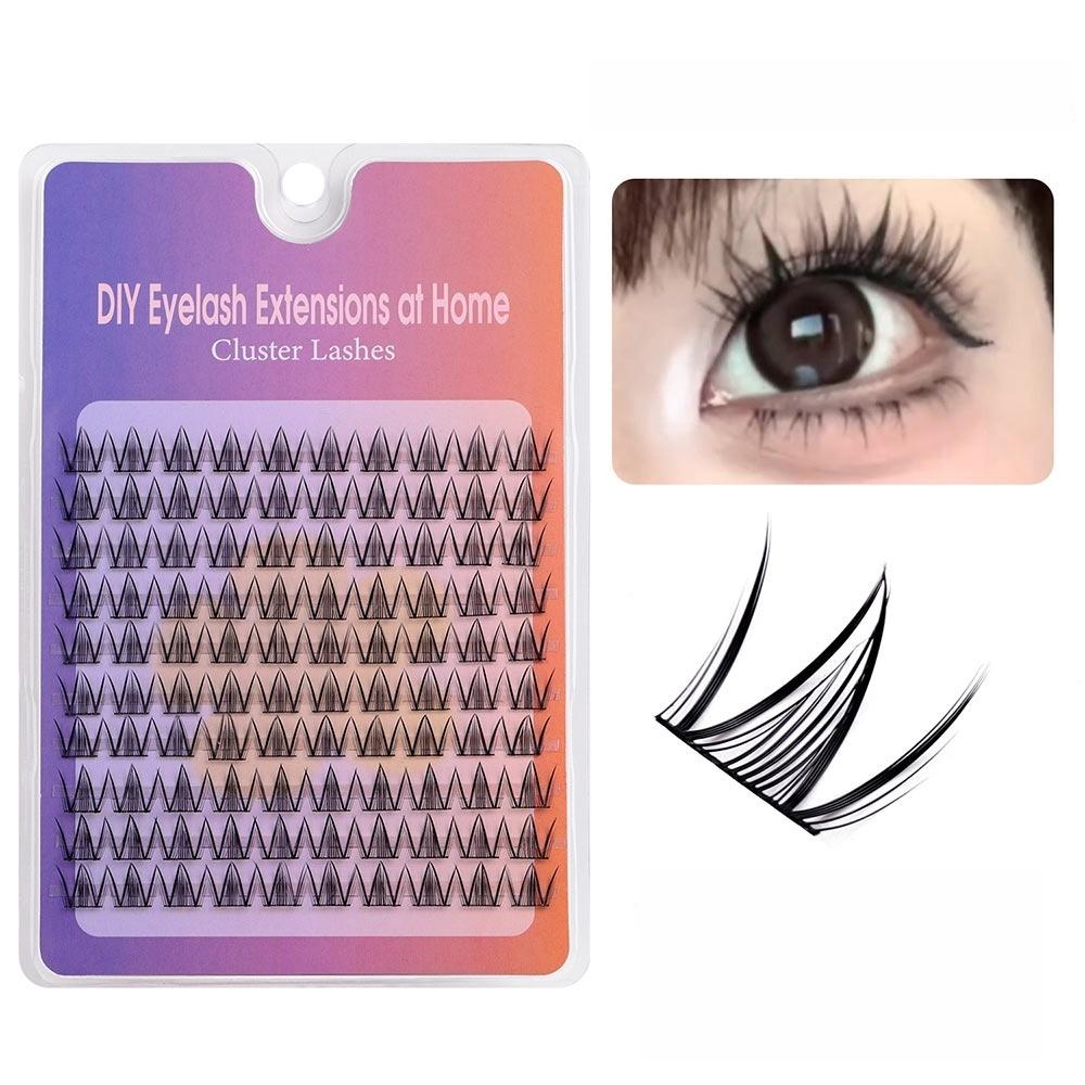 Anime Lash Clusters Spiky Cluster Eyelash Extensions Volume Individual Lashes  DIY At Home