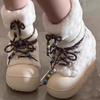 Spot fur integrated snow boots women's 2025 winter new versatile small thick-soled non-slip warm cotton boots