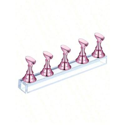 Nail Stand For Press On Nails Display, Magnetic Fake Nails Holder For Painting Nails Practices, Beginner Acrylic Nail Art Kit Accessories