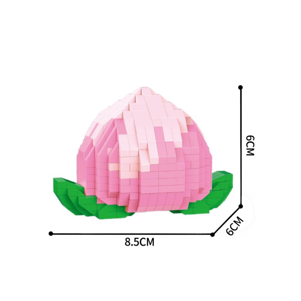 Fun Fruit 3D Micro Mini Building Block Toys, Cultivate Logical Thinking, Eco Friendly ABS Material, Children's Birthday Gifts