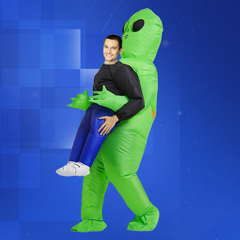 Halloween Inflatable Alien Costume Cloak - Funny, Scary, and Perfect for Festivals and Performances.