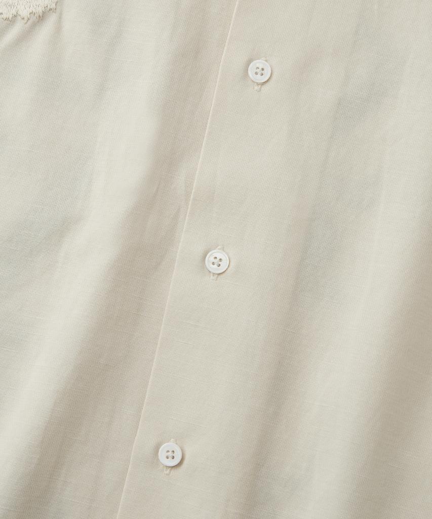 OUTSTANDING Vintage Souvenir Half Shirt_Ivory