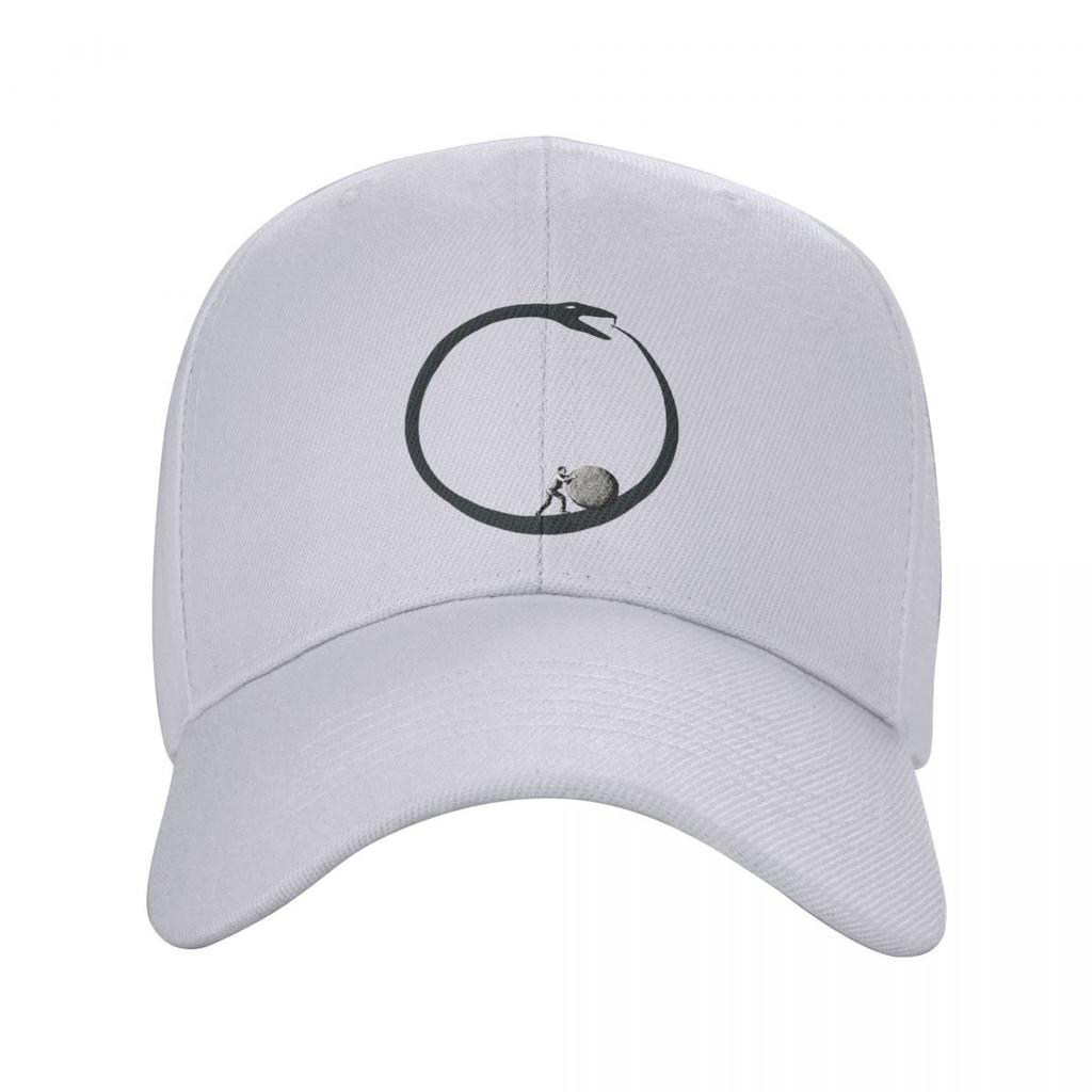 Sisyphus In An Ouroboros Snake Logo Baseball Caps Fashion Men Women Hats Adjustable Cap Sports Baseball Hat Casquette
