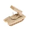 For Boys 1/4Pcs Tos Rocket Artillery Military Fighting  1/144 Plastic 4D Assembled T-90Ms Main Battle Tank Model