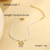 GEMCHIC Women's Daisy Pearl Bracelet Minimalist Stainless Steel Fashion Jewelry for Daily Life
