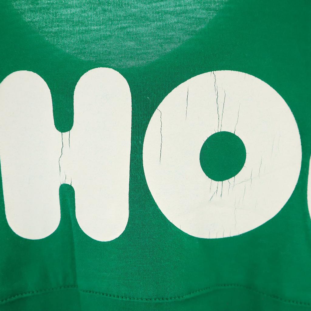 MIKIHOUSE Rückseitiges Logo Kurzarm Henry-Kragen T-Shirt M grün Herren Gebraucht