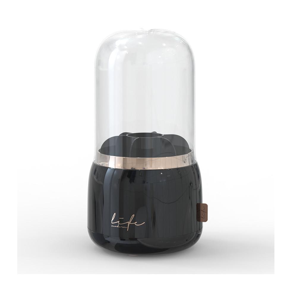 Rotating desktop storage box, lipstick and makeup brush organizer storage box, brush holder storage bin