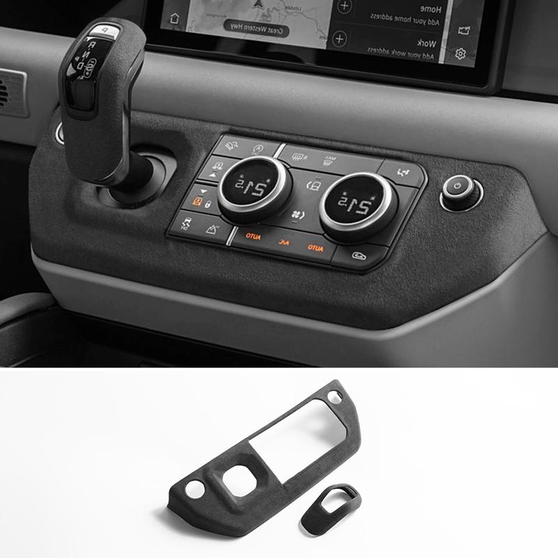 Из Алькантары Для Land Rover Defender Панель Центральной Консоли Накладка-Наклейка и Чехол Чехла Рычага Переключения Передач Автомобильные Аксессуары для Интерьера