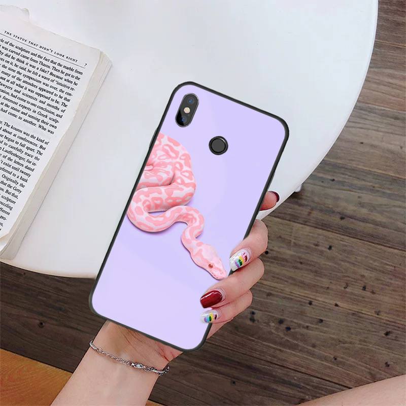 Hand Snake Flower Snake Painting Art Phone Case For Xiaomi Redmi 4X 5Plus 6A 7 7A 8 8A Redmi Note 4 5 7 8 9 Note 8T 8Pro 9Pro