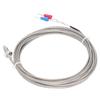 BERM K Type Screw Thermocouple Temperature Sensor Detector Gauge M6 Screw Thread 2 Wire Probe