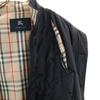 Burberry Made In Japan With Liner Coat M Black Sanyo Shokai Men's Used