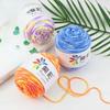 45g Regenbogen 5-fädig Milchbaumwolle Segmentgefärbtes Garn Ist Geeignet für DIY Schals Kleidung Schal Handstricken