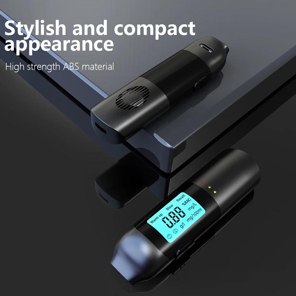 Portable Non-Contact Alcohol Tester with LED Digital Display Alcoholmeter Alcohol Tester Accuracy Breathalyzer Diagnostic Tool