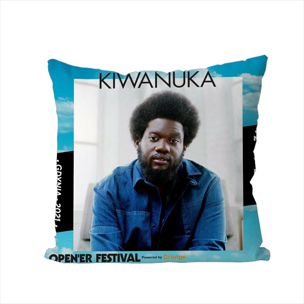 

Singer MMichael Kiwanuka Pillow Case For Car Sofa Decorative Home Doublesided Print Plush Square Throw Pillow Cushion Cover 30x30cm