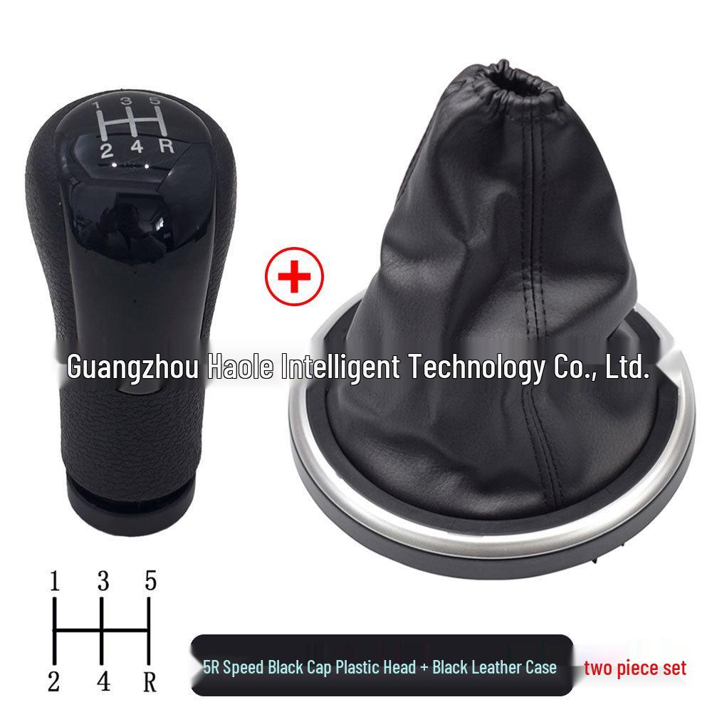 Leather Gear Shift Knob Dust Cover for Ford Fiesta 2002+