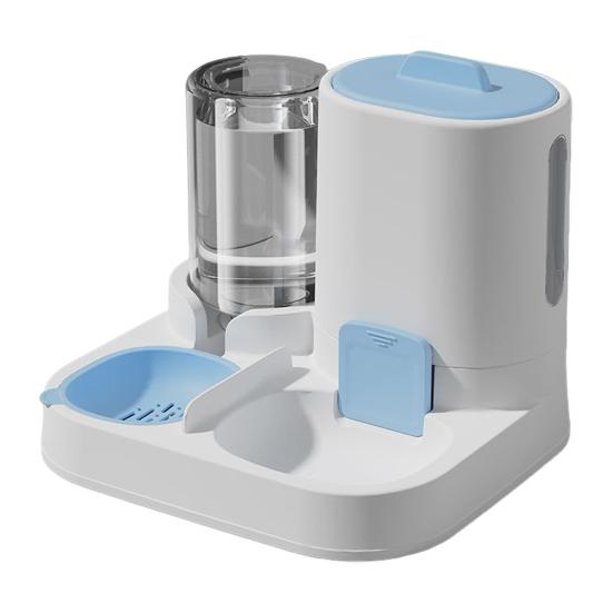 2-in-1 Automatic Cat Feeder And Water Dispenser Large Capacity Pet Food Feeder And Water Bowl for Small Medium Dogs Cats