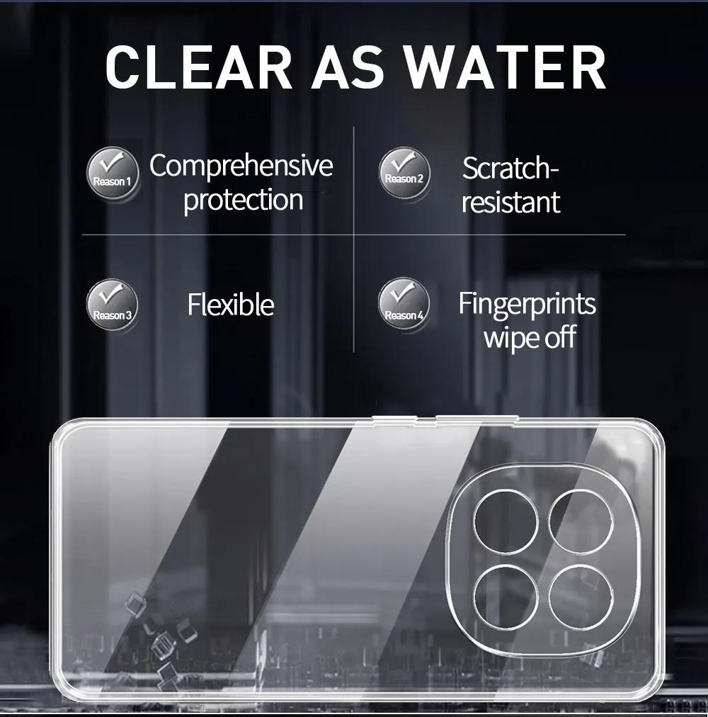 For Redmi Note 14 Pro 5G Case Soft Silicone TPU Phone Case For Redmi Note 14 Pro Plus 5G Note14 5G Clear Shockproof Back Cover Bumper Coque