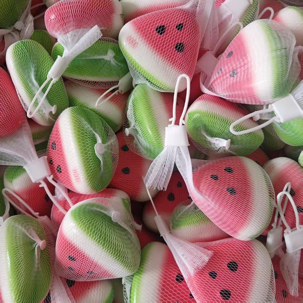 Summer Simulated Watermelon Squeeze , Soft Slow Rebound Stress Relief Fidget Gadget