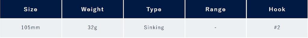 Jackson Artist FR 105HWT Sinking Minnow Lure GBB (3108)