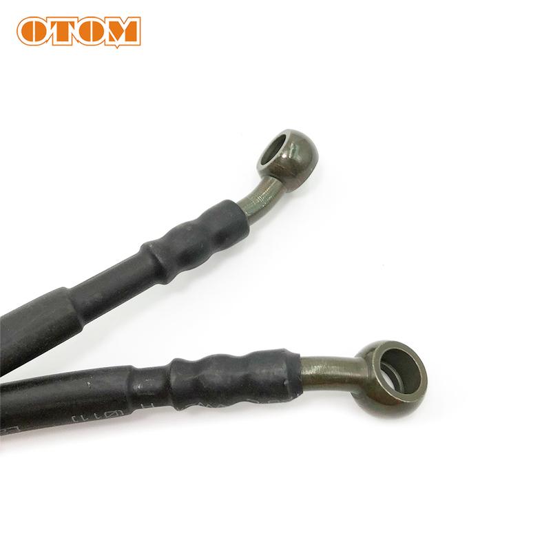 OTOM Motorcycle Front Brake Hose Braided Hydraulic Oil Pipe Lines 5XC-25872-L0-00 For YAMAHA YZ125 YZ250 YZ250F YZ450F YZ250FX