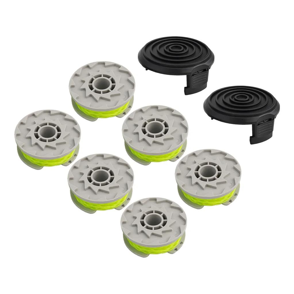 String Trimmer Replacement Parts WA0014 Including Spools And Lines For Models WG168 WG184 WG190 WG191 Total Of 6 + Cap