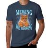Funny Cat Meme with Meowing Looks Meowing Cat TShirt Festival Short Sleeve TShirt