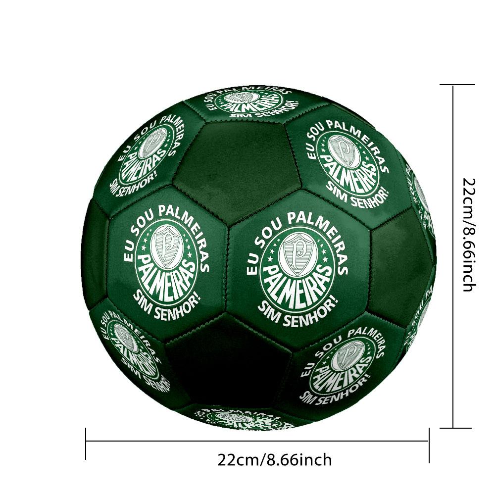 SE Palmeirasfootball clubIndoor Size 5 Soccer Ball Colorful Machine Stitched PVC Competition Ready Durable High-Bounce