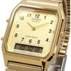Casio Ana-Digi Vintage Series AQ-230GA-9BMQ Quartz Dual Time Watch Gold Unisex