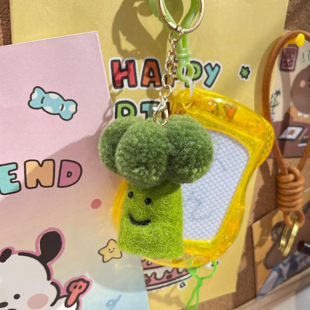 Creative Broccoli Pendant: Fresh Green Doll Bag Charm & Shoulder Bag Accessory GJ87