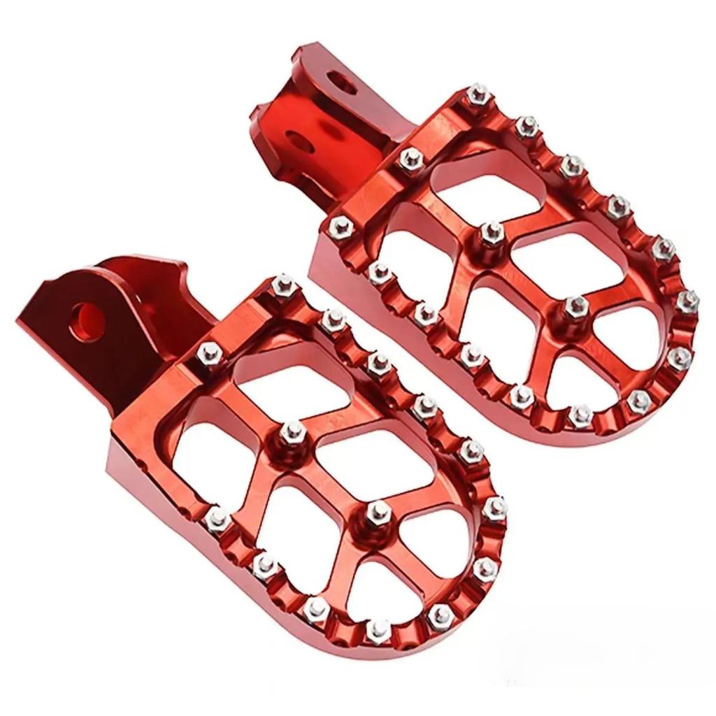 Universal Motorcycle Colorful Footpeg Footrest Foot Pegs For HONDA Footpeg Electric Dirt Bike Pedals Rests For KTM SX SXF EXC