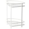 Nitori Bathroom Rack Corner Piatt 2 White NITORI 8511578 2-Tier