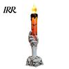 Flameless Flickering Candle Lamps Halloween LED Ghost Light, Spooky Hand Lamp Secret Room Scary Decor Tabletop Decor, Horror Light for Party