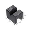 1/2pc Car Jack Rubber Pad Car Slotted Lift Jack Stand Rubber Pads Universal Repair Tools Frame Protector Adapter Jacking Tools