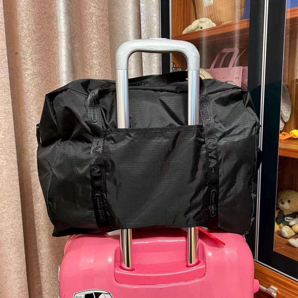 Shoulder Bag Cartoon Cat Nylon Cloth Bag Nylon Gym Storage Bag Casual Travel Duffel Bag  Training