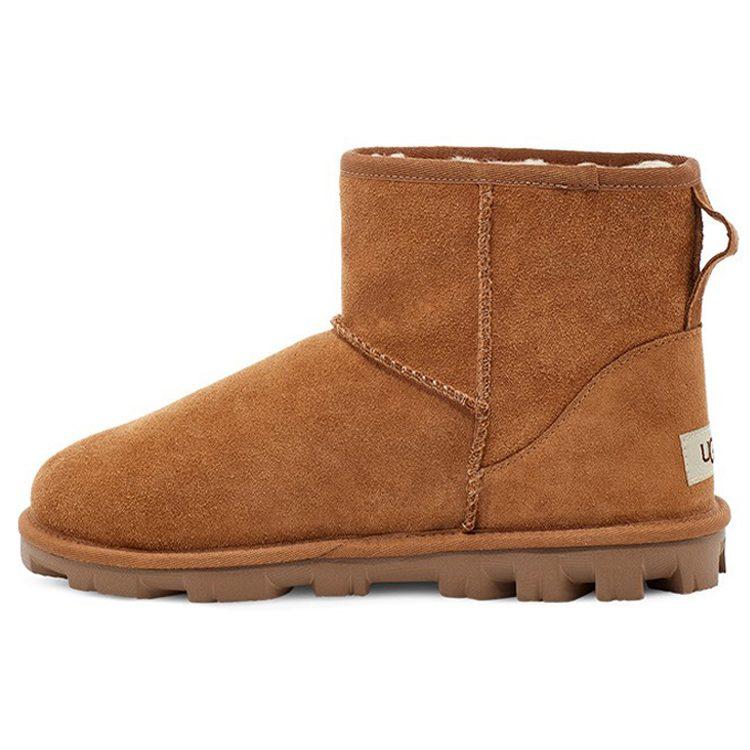 UGG Essential Mini Classic Fleece Lined Brown Women's 1115030-CHE
