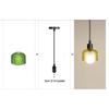 Clear Frost 30mm opening E14 Glass Lamp Shades Replacement,Green Amber 3cm Hole Glass Lampshade Cover for E12 Candle Wall Lights