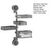 Suction Cup Storage Holder Soap Box Strong Load-bearing Multi-layer Design