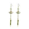 Design New Chinese Style Folding Fan Earrings, Ancient Hanfu Cheongsam Bamboo Earrings Earrings Women