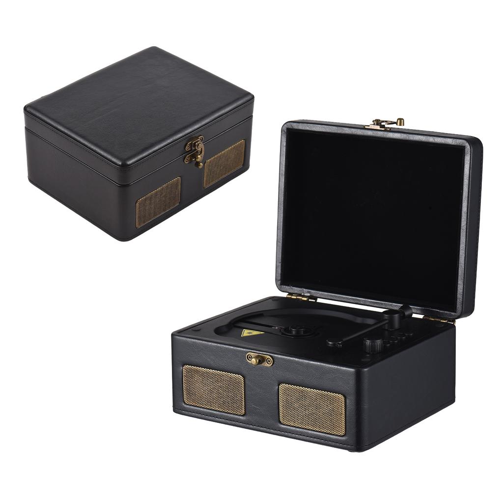 Retro CD Player Multifunctional Tray Type BT Player Turntables USB Drive Playback Portable CD Player with Remote