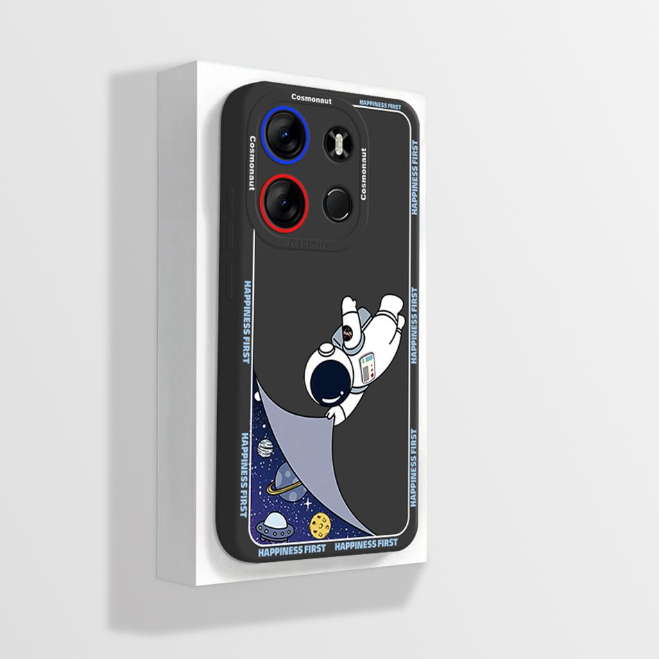 

For Tecno Pop 7 Pro BF7 Case Tulip Flower Matte TPU Silicone Bumper Cover for Tecno Spark Go 2023 Phone Case Pop7 Pro Soft Cover Tecno Spark Go 2023