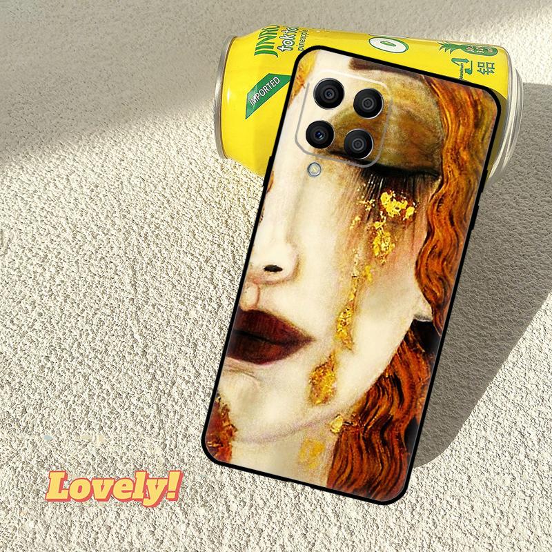 Gustav Klimt Kiss Art Case For Samsung Galaxy M53 M16 M11 M21 M31 M35 M12 M13 M14 M15 M36 M56 M32 M52 M55 M34 M54