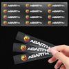EHO4  Car Steering Wheel Badge Stickers Car Door Handle Label Decal For Fiat Abarth 595 Abarth 500 Abarth 124 Spider Car Accessories