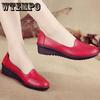 Handmade Leather Soft Shoes Female Flats Lady Round Toe Shoes Loafers Casual Shoes Women