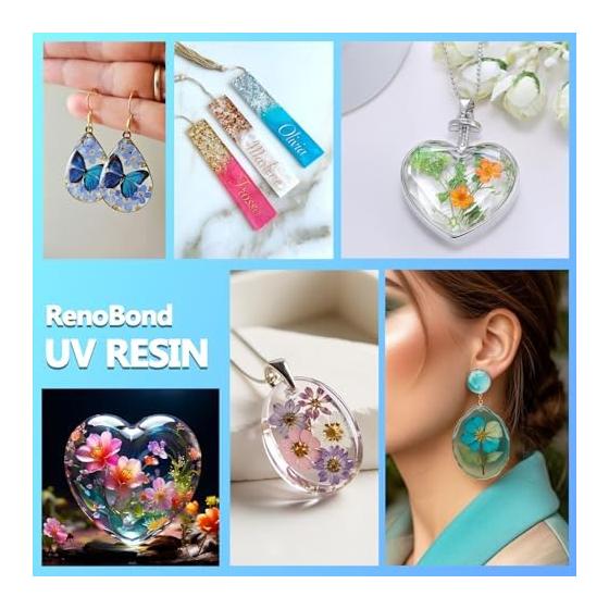 Resin Liquid Large Capacity 1000g UV Resin Liquid Hard Type Molding High Transparency Rapidly Curing Ultra Clear UV/LED Compatible Resin DIY Handmade