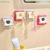 Wall-mounted Cartoon Toothbrush Rack,Toothbrush And Toothpaste Storage Rack, Punch Free Bathroom Storage