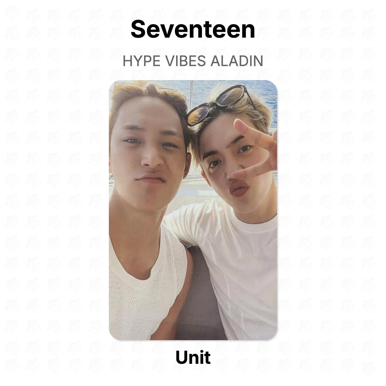 Seventeen HYPE VIBES ALADIN Official Photocard Unit