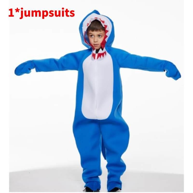 Kostium do odgrywania ról Rekin dla dzieci z poliestru na imprezę Halloweenową