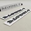 3D ABS Chrome Black Car Rear Trunk Badge Logo MODEL Y Letters Emblem Decals For Tesla MODEL Y Auto Exterior Accessories