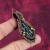 Seraphinite Gemstone Pendant Copper Wire Wrapped Jewelry Handmade Amazing Pendant